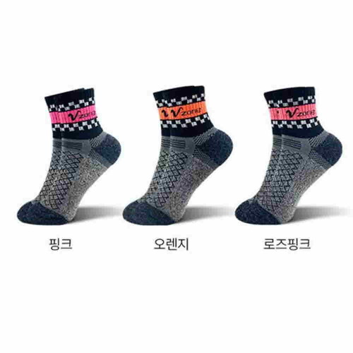 폴턴 V존등산양말 여성 중목 3켤레