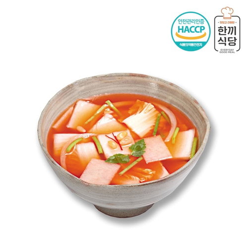 한끼식당 우리 농산물 100% 나박김치1kg