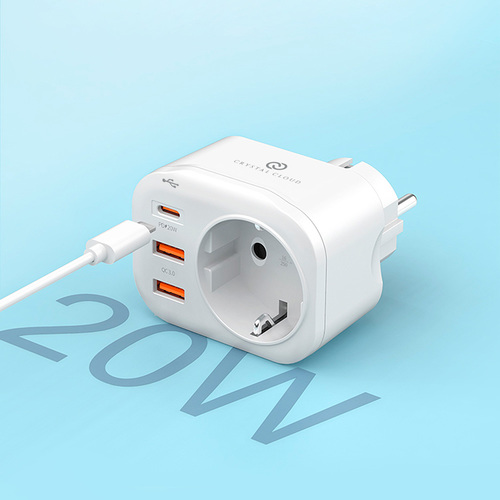 USB C타입 3포트 멀티포트 멀티탭 콘센트 1구