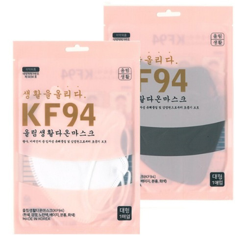 올림생활다온 KF94 마스크 새부리형 50매