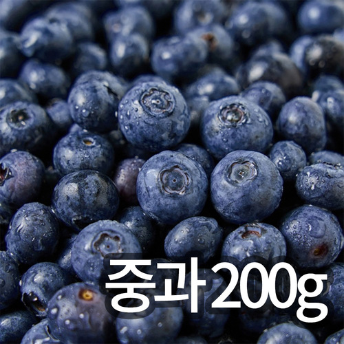 [청년과수원] 국내산 햇 블루베리 중과 200g