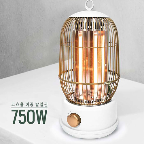 케이페이지 레트로 랜턴형 전기히터 KEH-6900KP