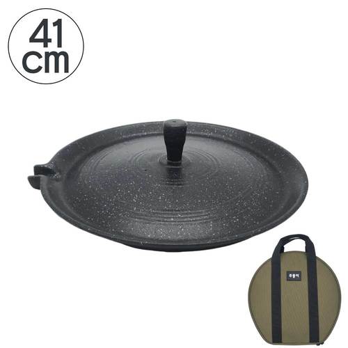 주물이 주물 솥뚜껑 41cm+전용가방(대)
