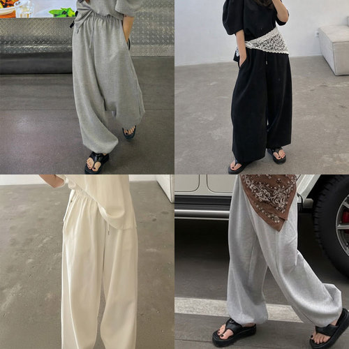 더룩 카인 무지 조거팬츠