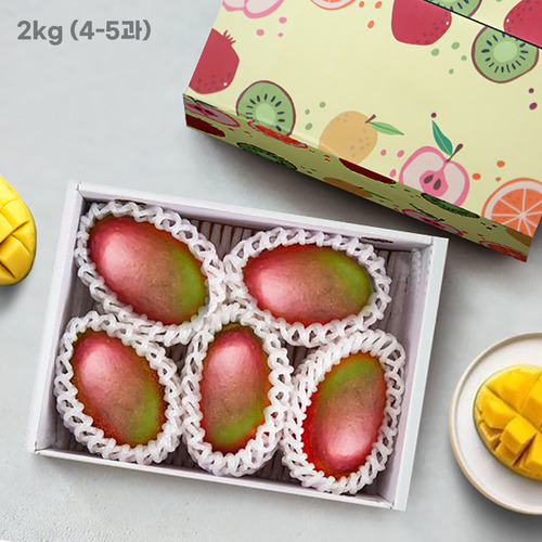 [애플리] 페루 애플망고 2kg/4~5과
