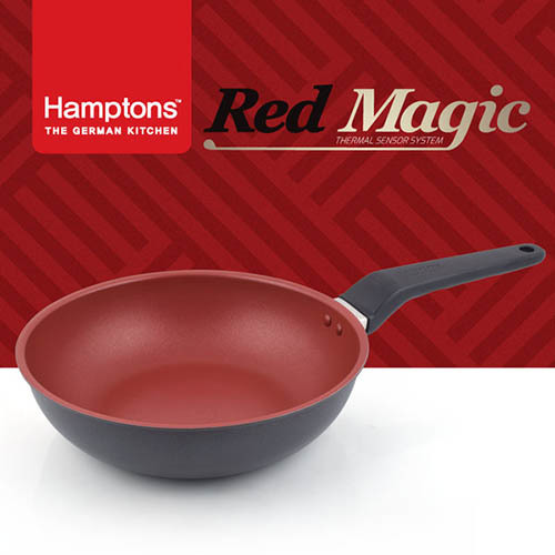 [Hamptons] 독일 햄튼 레드매직 인덕션 궁중팬 24CM HTR-24W