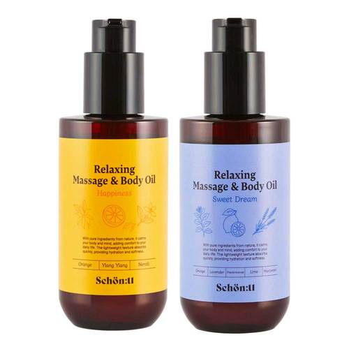 [슌유] 릴렉싱 마사지&바디오일(200ml)