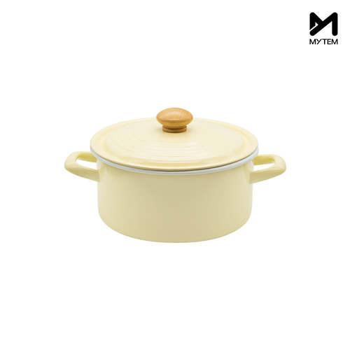 [마이템] 젤라또 인덕션 20cm 양수 법랑 냄비