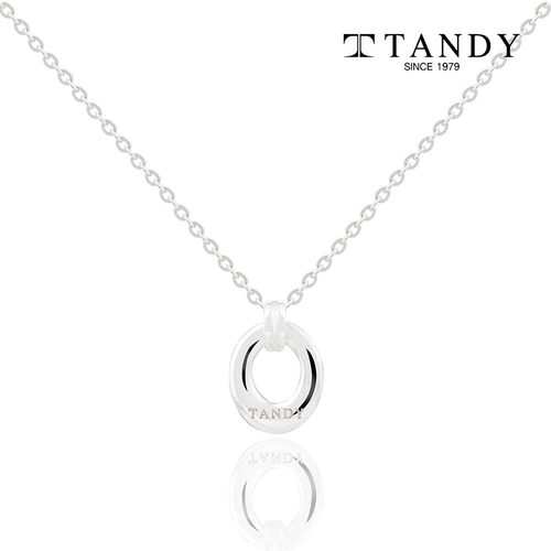 [TANDY] 탠디 실버925 인터라킹 듀얼 펜던트 목걸이 TDN604