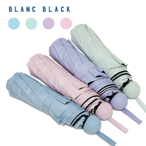 블랑블랙 3단 파스텔 암막 우양산 4COLOR BBU03-314