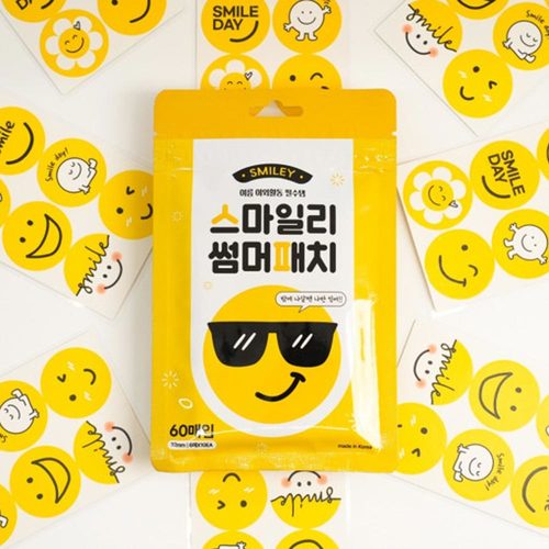 여름나기 모기패치 스마일리 썸머패치 1+1