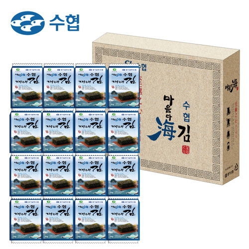 마음다해 수협 도시락 김 (중) 16봉