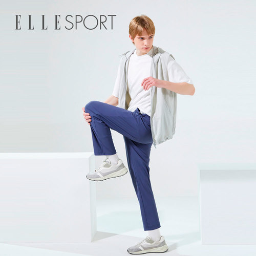 [ELLE] 엘르 스포츠 남성 아이스 쿨링 긴바지 VK31602