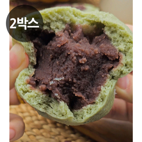 앙금빵빵 잔기지 쑥찐빵 10개입 x 2박스