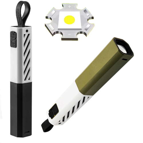 WhiteLaser LED 충전식 줌 서치 라이트 랜턴 손전등 후레쉬 D89