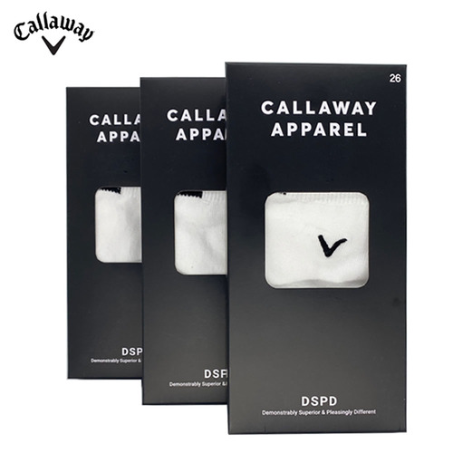 [캘러웨이] APPAREL 남성용 중목 양말 3세트