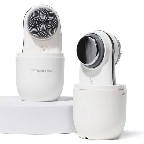 더마링크 음파 진동 듀얼케어 클렌저 갈바닉 얼굴 마사지기 TN-S1000