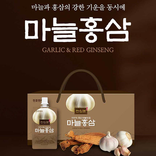 천호엔케어 NEW 천심본 마늘홍삼 (80ml*30개입)