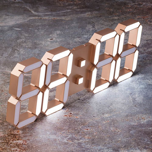 국산 시즌3 플라이토 골드 3D LED 벽시계 LG전구 38cm