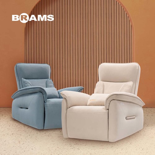 [브람스] [BRAMS] 리클라이닝 하우징 소파/동시에 즐기는 마사지와 휴식