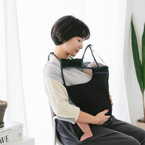 [와이엠마마] 특대형 아기띠커버(사계절용) 블랙