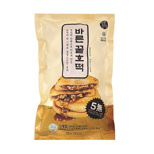 바른 꿀호떡 70g 5개입 x 3박스(총 15개입)