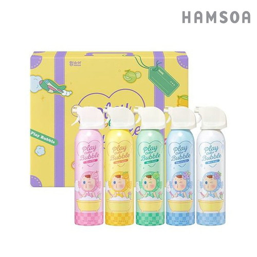 함소아 플레이 컬러 버블 5종 세트(250ml x 5ea)