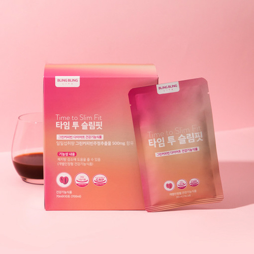 타임투슬림핏 마시는 체지방 감소 다이어트 보조제 상큼 과일맛 70ml x 10포