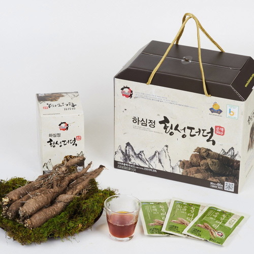 [횡성인삼영농조합] 하심정 99.9% 더덕순액 80ml x 60포