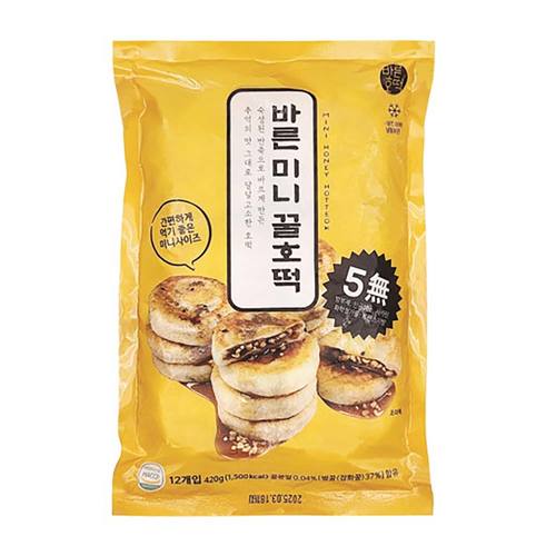 바른 미니꿀호떡 35g 12개입 x 3박스(총 36개입)