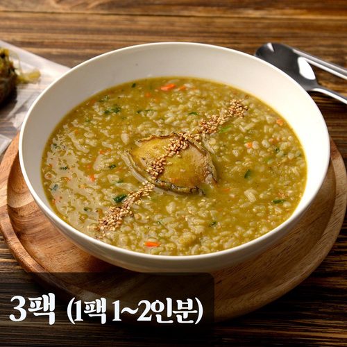 [미각기행] 전복죽 160g x 3팩(1팩 1~2인분)