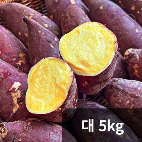 [청년농가] 세척 베니하루카 꿀밤고구마 대(300g 내외) 5kg