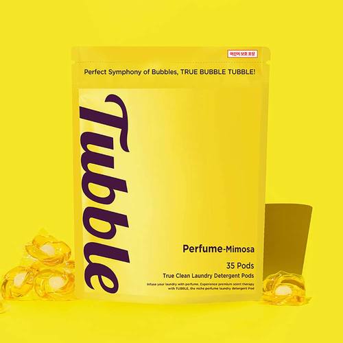 [Tubble] 트루클린 퍼퓸 캡슐 올인원 세탁세제 35P (퍼퓸 미모사)