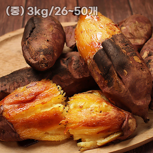 [땅끝누리] 해남 황토 세척 꿀고구마(중) 3kg/26~50개