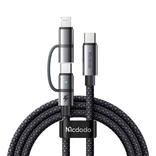 맥도도 USB 3.1 Gen2 100W 2in1 PD 고속충전 멀티 케이블 [C to C타입&8핀] CA-045