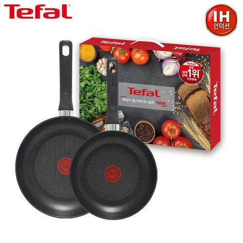 테팔 인덕션 델리커시 티타늄 프라이팬 22cm+24cm TFC-ID24