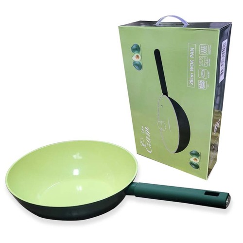 [이잼쿡] 세라믹코팅 아보카도 IH궁중팬28cm EZC-00130