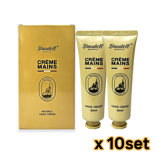 바델 마르세유 크렘 망, 겨울 보습 핸드크림 (60ml+60ml)*10개