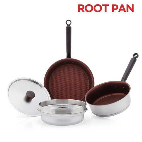 홈스토랑 루트팬 4종 풀세트 (팬28+딥24+커버24+볼24cm)