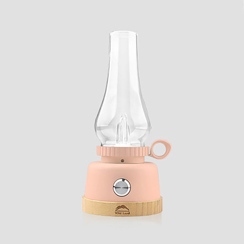 와일드랜드 클래식 플레어 LED 캠핑 랜턴 - 피치 핑크
