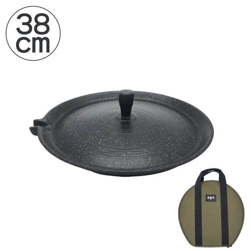 주물이 주물 솥뚜껑 38cm+전용가방(대)