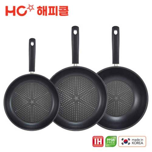 해피콜 콜렉트 IH 프라이팬 3종 A세트_F24+F28+W28
