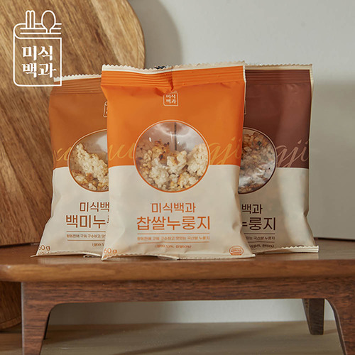 미식백과 누룽지 50g x 30봉 (백미10봉+찹쌀10봉+오곡10봉)