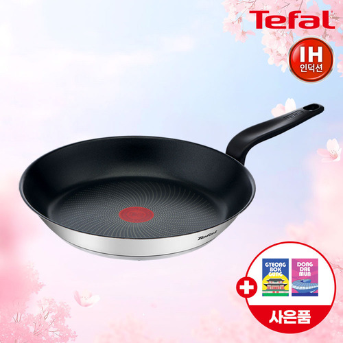★봄봄선물페스타★ [테팔] G6 인덕션 프리즘 프라이팬 28cm+(증정) 셀룰로오스 코팅팬 전용 스펀지(수세미) 2P