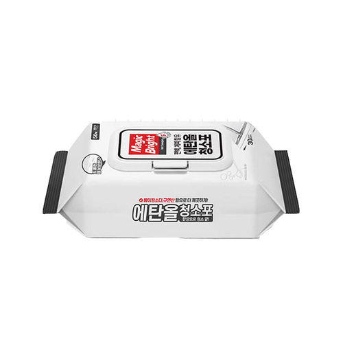 [매직브라이트] 에탄올 청소포 50매입