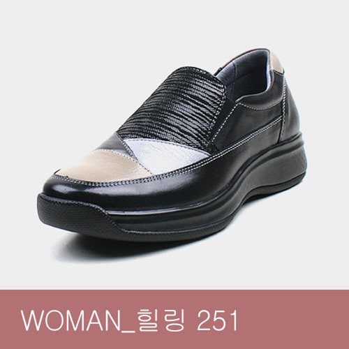 닥터케이 여성 건강슈즈 웰빙화 워킹슈즈 힐링-251 블랙