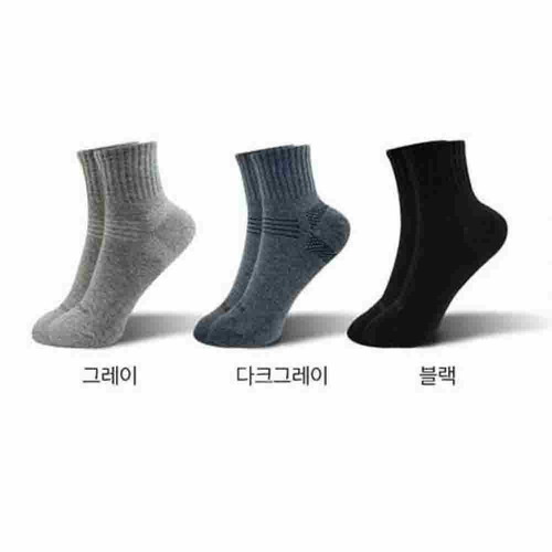 폴턴 V존숙녀양말 중목 3켤레