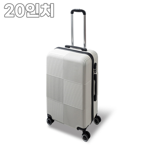 [인포트] 시크 크림 화이트 20인치 캐리어 111W20