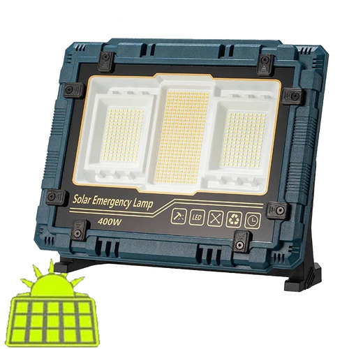 400W 태양광 C타입 충전식 LED 야외 멀티 캠핑 랜턴 작업등 조명등 W8121-2 투광기