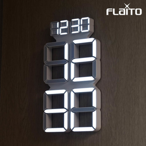 플라이토 버터 3D LED 인테리어 벽시계